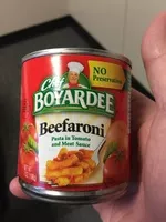 Sokerin määrä sisällä CHEF BOYARDEE Easy Open Beef Ravioli, 7 OZ