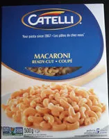Amount of sugar in Macaroni Coupé