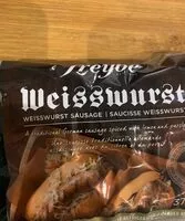 चीनी की मात्रा Weisswurst