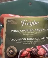 चीनी की मात्रा Wine chorizo sausage