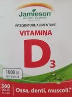 Cantidad de azúcar en Integratore alimentare vitamina D3