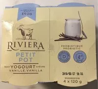 Suhkru kogus sees Yaourt chèvre vanille