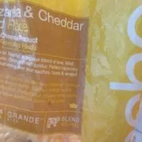 Quantité de sucre dans Mozzarella & cheddar Shred