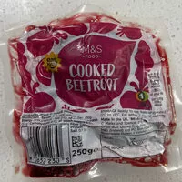 Sokerin määrä sisällä Cooked Beetroot
