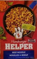 Sucre et nutriments contenus dans Hamburger helper