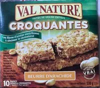 Количество сахара в Barres Granola (beurre D'arachide)