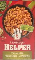 Sokeria ja ravinteita mukana Hamburger helper