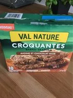 Количество сахара в Barres granola avoine et chocolat noir