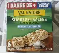 Количество сахара в Barres granola