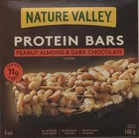 चीनी की मात्रा Nature Valley protein bars- peanut almond  dark chocolate