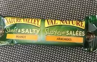 入っている砂糖の量 Nature Valley Sweet And Salty Peanut Chewy Nut Bar