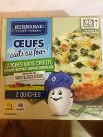 Zuckermenge drin Quiches sans croûte épinards ricotta oignons caramélisés