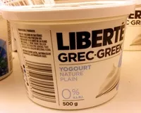 चीनी की मात्रा Liberté Grec (0% MG)