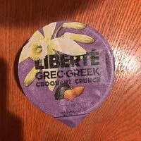 糖質や栄養素が Liberty greek crunch yogurt