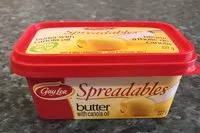 İçindeki şeker miktarı Spreadables Butter With Canola Oil
