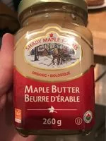 Sucre et nutriments contenus dans Shady maple farms