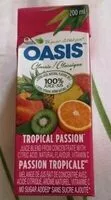 Sucre et nutriments contenus dans Oasis classique