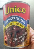İçindeki şeker miktarı Haricots rouge