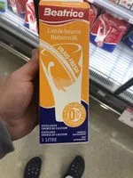 入っている砂糖の量 Lait de beurre