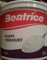 入っている砂糖の量 Yogourt nature