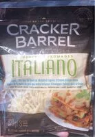 Sucre et nutriments contenus dans Cracker barrell