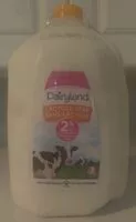 Jumlah gula yang masuk 2% Lactose Free Partly Skimmed Milk