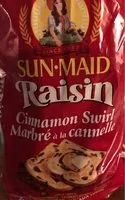 Сахар и питательные вещества в Sun maid raisin