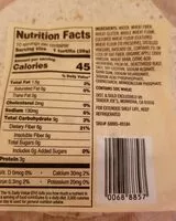 Zuckermenge drin Carb savvy tortillas
