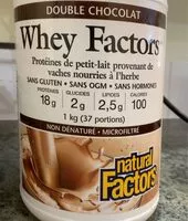 Amount of sugar in Whey Factors