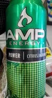 Sucre et nutriments contenus dans Amp energy