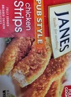 Amount of sugar in Pub style chicken strips