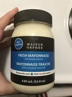 Suhkru kogus sees Fresh mayonnaise