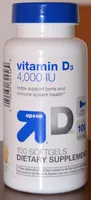 Количество сахара в Vitamin D3 4,000 IU