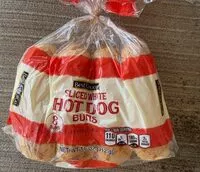 चीनी की मात्रा Sliced white hotdog buns
