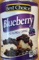 चीनी की मात्रा Blueberry pie filling & topping