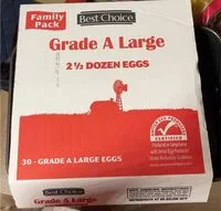 चीनी की मात्रा Grade A Large 2 1/2 dozen Eggs