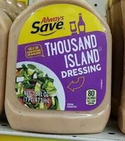 入っている砂糖の量 Thousand island dressing