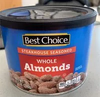 चीनी की मात्रा Whole almonds