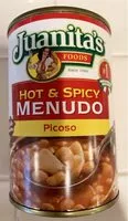 Количество сахара в Menudo