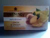 Quantité de sucre dans Infusion au citron et au gingembre et aux herbes