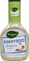 Suhkru kogus sees Poppyseed salad dressing