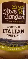 Sugar and nutrients in Olive garden