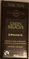 Zuckermenge drin 70% Cacao Dark Chocolate