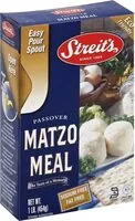 Zuckermenge drin Passover matzo meal