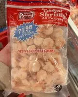 入っている砂糖の量 Cooked Shrimp