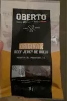 Quantité de sucre dans Original Beef Jerky