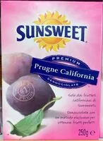 चीनी की मात्रा Prugne california
