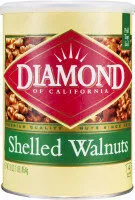 Cantidad de azúcar en Shelled walnuts