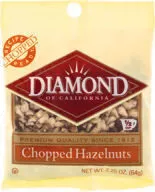 Cantidad de azúcar en Chopped hazelnuts