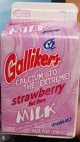 Quantité de sucre dans Strawberry milk